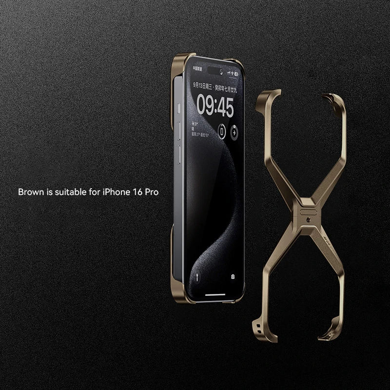 Focuses Wholesale Light Weight Metal Mobile Phone Cover For iPhone 15 Pro Max Luxury Aluminum Cell Phone Case