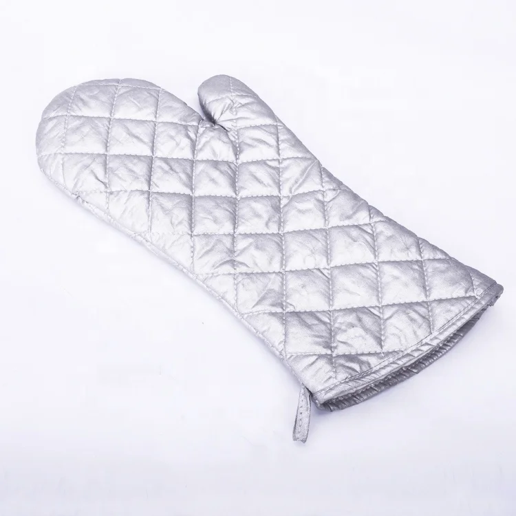 Factory direct price custom funny BBQ cotton grill oven mitts glove