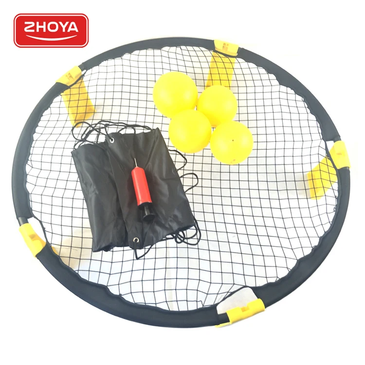 Custom Logo Spike Game Ball Set Roundnet Beach Ball Game Set In Toy Balls For Family Children Adults