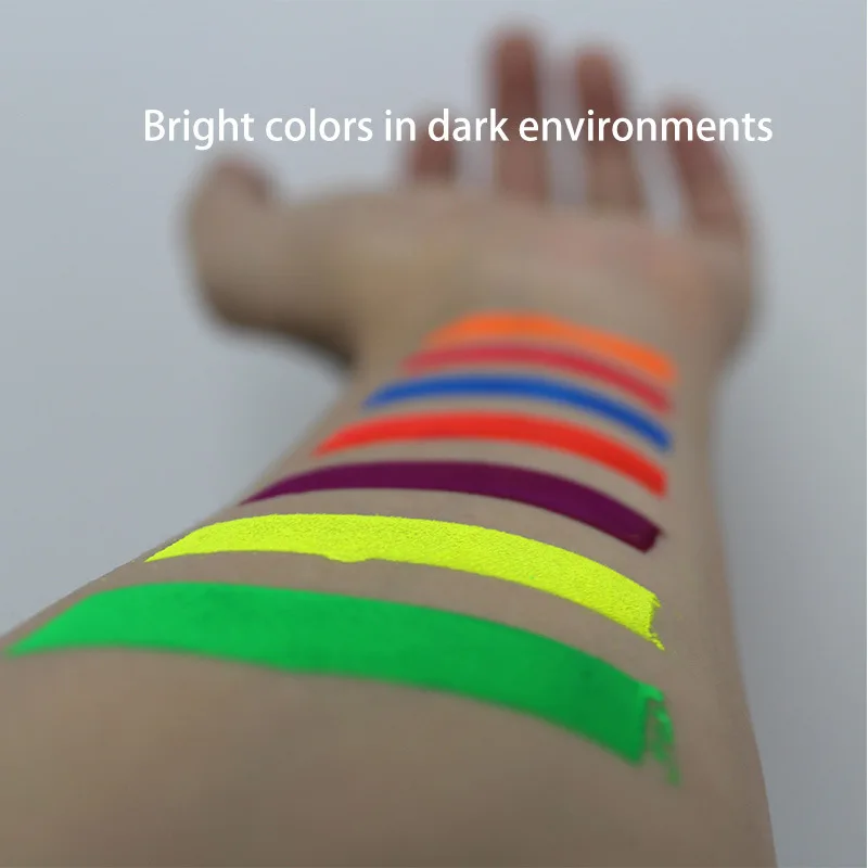 Private label cosmetics 7 colors Loose powder Neon pigment eyeshadow with Eyeprimer