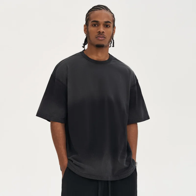 2023 New Design Custom Print T-Shirt 100% Cotton Blank Vintage Men Short Sleeve Tee Oversize Acid Wash T Shirts