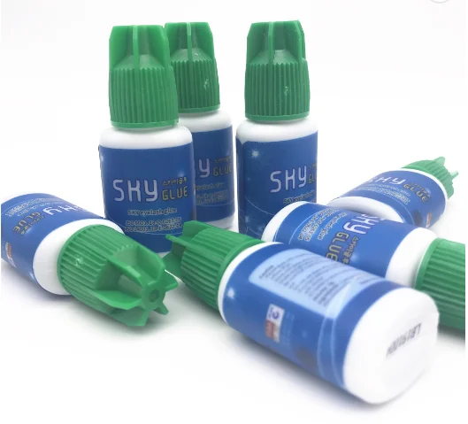 Клей для ресниц Korea Sky клей наращивания D + Green Cap MSDS 5 мл накладных Инструменты