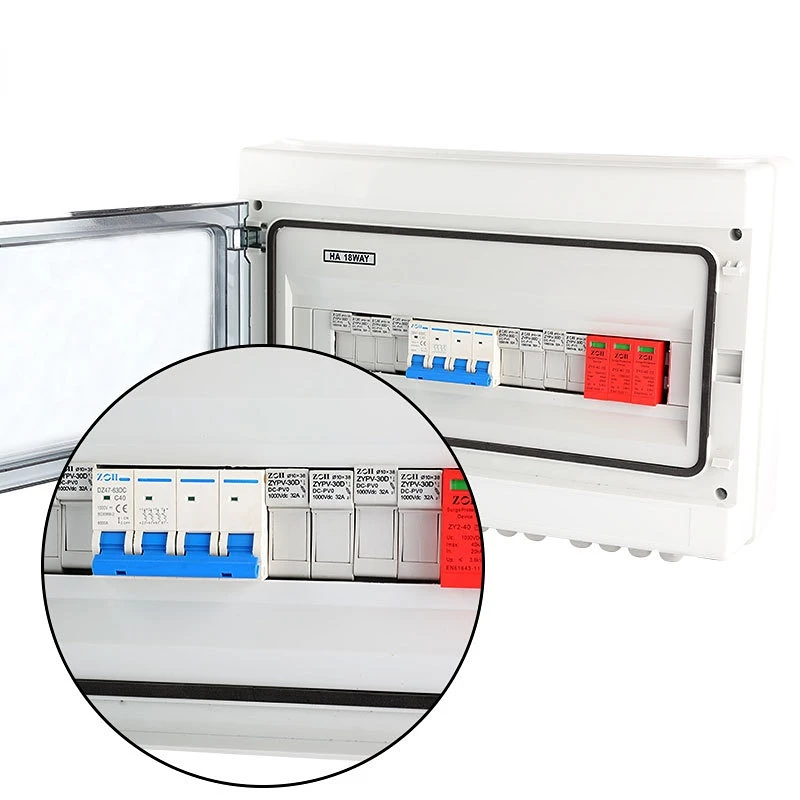 IP65 DC 500v 1000V 2 4 5 6 8 10 12 16 24 ways string solar PV combiner box for solar power system