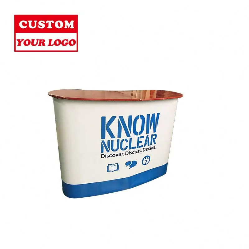 Promotion Table Exhibition Portable Retail  Pop Up Booth Display Counter Table Booth Display Counters For Promotion