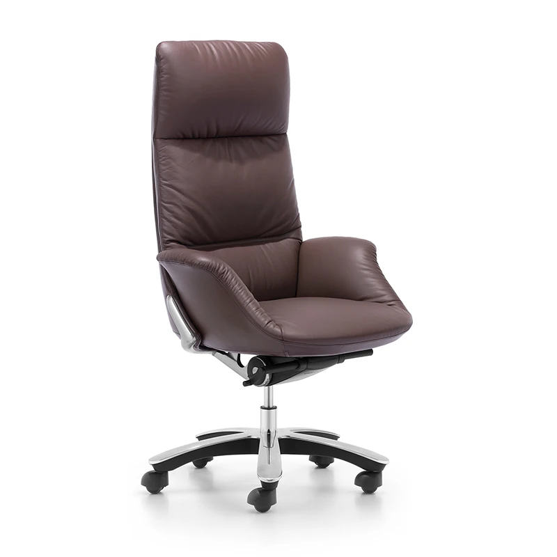 
RAINBOW 2021Hot Selling Luxury Leather Swivel Office Administration Chair 