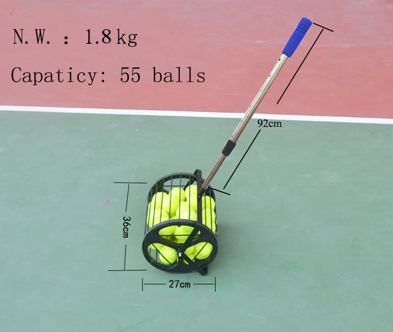 
Tennis Ball Pick Up Tennis Ball Picker Collector Training Equipment for Wholesale 