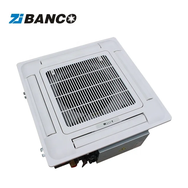 HVAC Chilled Water Duct Fan Coil Units, Ceiling Cassette Fan Coil Unit, CE Cassette Type Drain Pump Fan Coil Unit