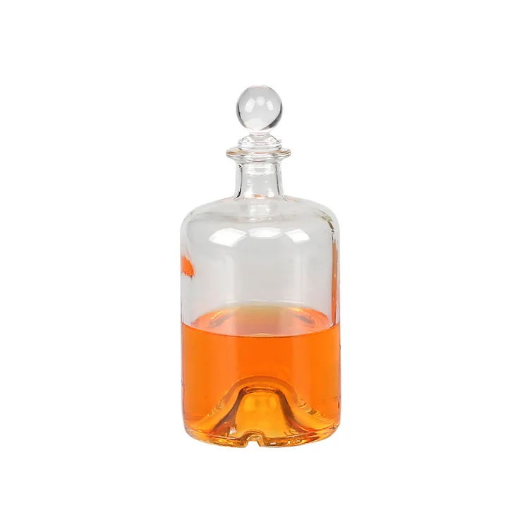 clear wholesale screw whisky mini vodka bottles