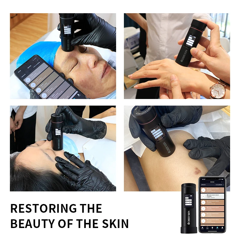 skin analyzer color match pmu analyzer facial Tester scanner device skin analysis machine skin analyzer SMP