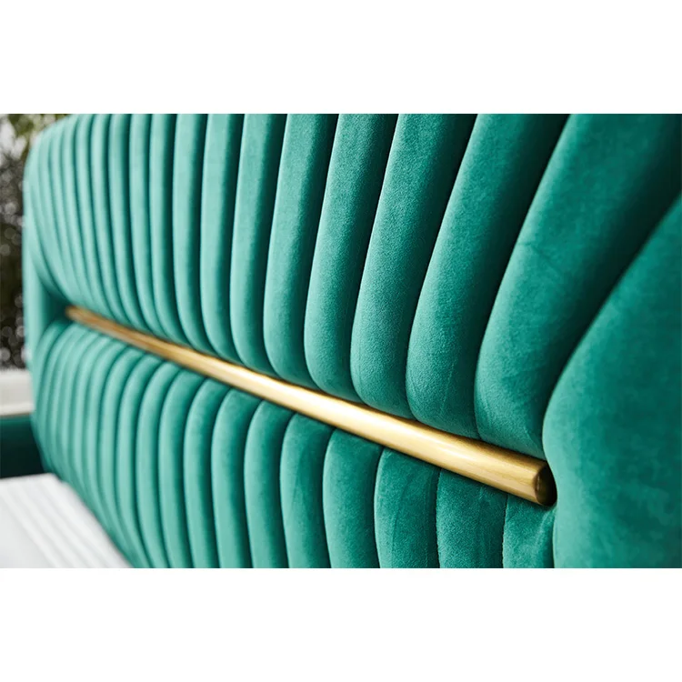 New Nordic modern master bedroom with soft double bed