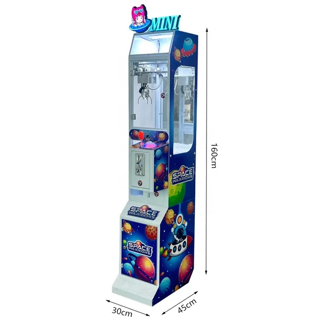Claw Toy Vending Machine Candy Arcade Grabber Catcher Coin Operated Slim Plush Game
