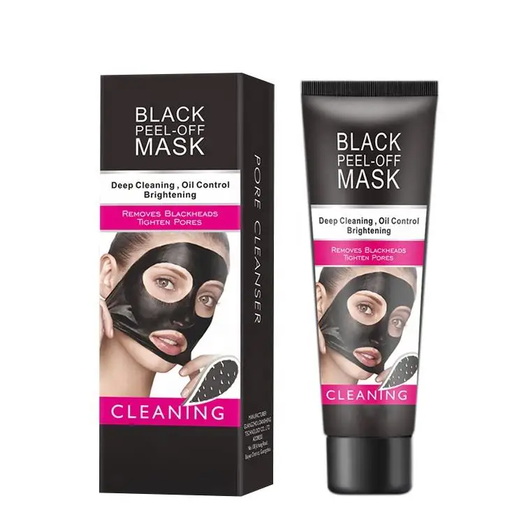 Fast Shipping Wholesale Beauty Cosmetics Pore Cleaning Facial Peel off Smear Mask Blackhead Remover Face Masks