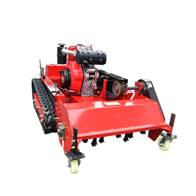 CE сертификация садовая гусеничная газонокосилка с дистанционным управлением дорожная небольшая