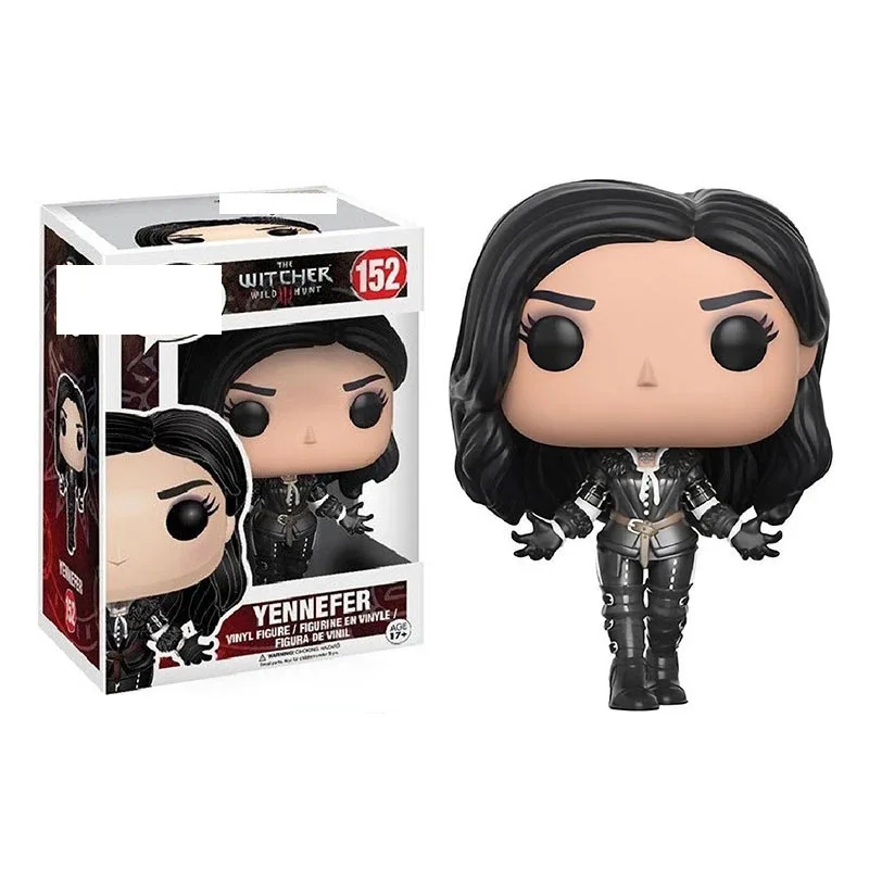 Funko Pop  The Witcher 3 Wild Hunt Geralt 149#Celie 150# Vinyl Figurine Dolls Action Figure Collection Cute Model Toys
