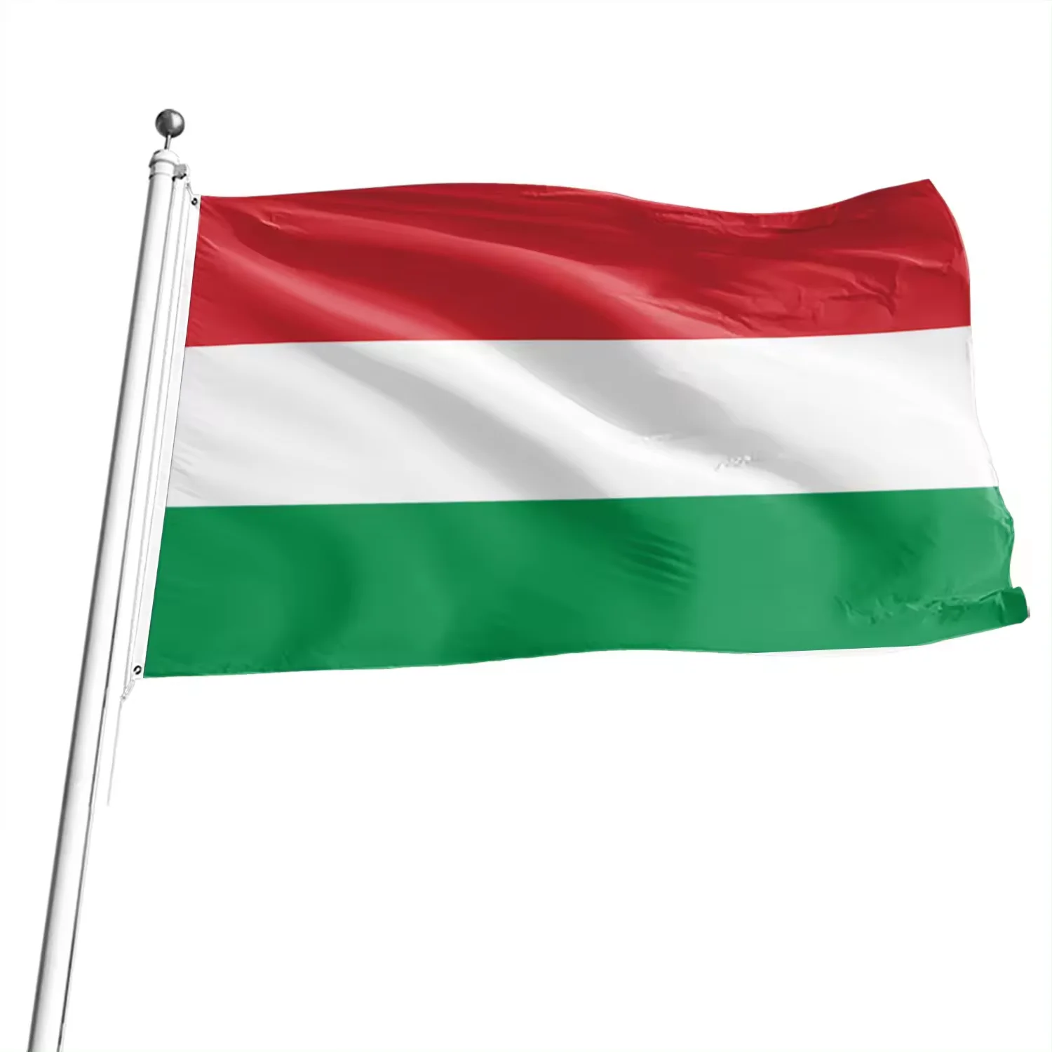 Wholesale  3X5FT Hungarian flag red white green images Waterproof Election Flag Customization