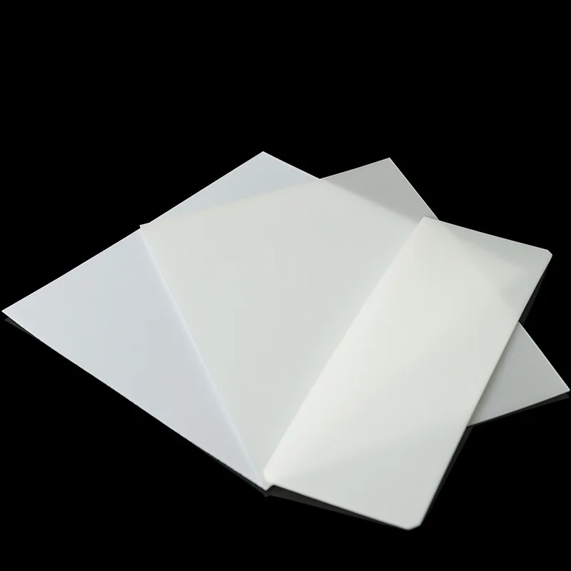 Custom A4 0.5mm - 3mm Rigid Matte Glossy White PP Plastic Sheet PP Board For Cards Stationery Packing Box