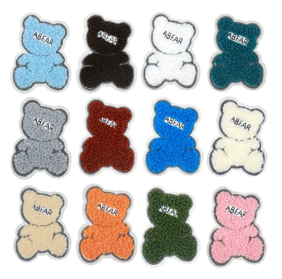 Custom Chenille Sew on Applique Badge Magic Psychedelic Colorful Mushroom Iron Patch Embroidered Fabric Garment Canvas Patches