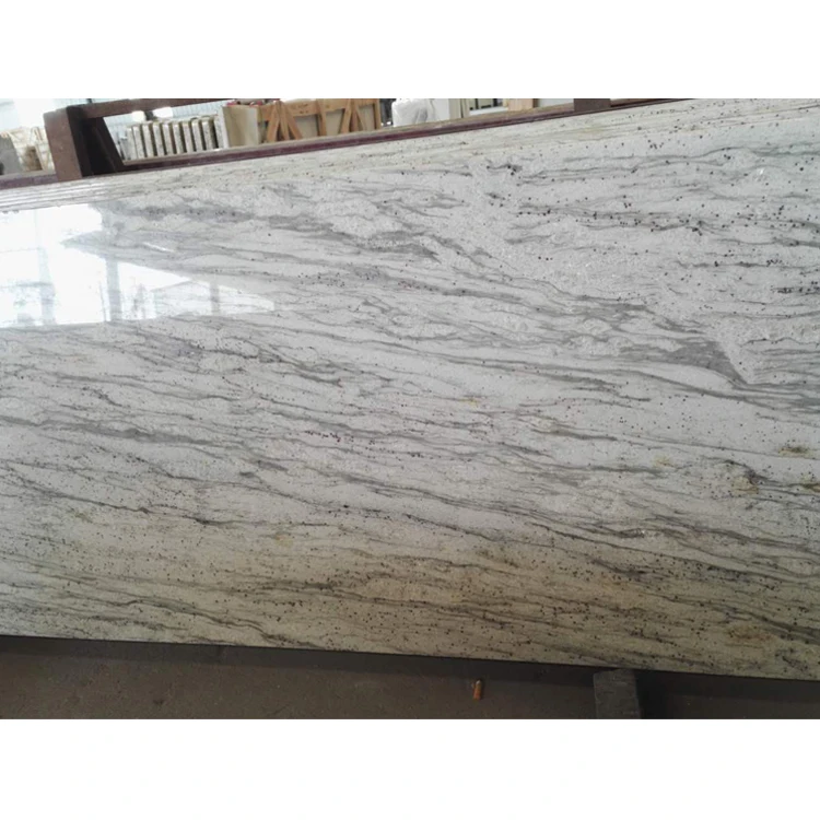 Factory Polished Indian River White Eased Edge Granite Kitchen Countertop Tiles