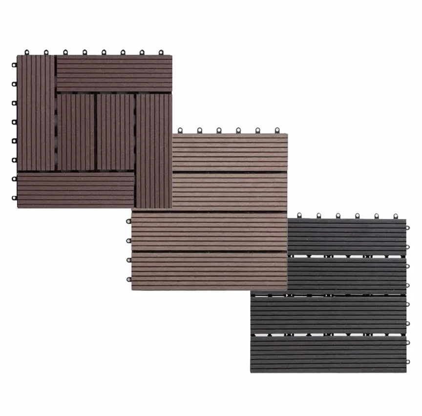 Wholesale Easy Install Garden Use Wpc Diy Interlocking Click Tile