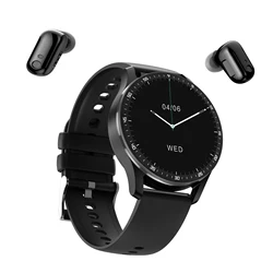 2022 New 2 In 1 Round Touch X7 Smartwatch Earphone Wireless Reloj Smart Watch With Earbud Earphone