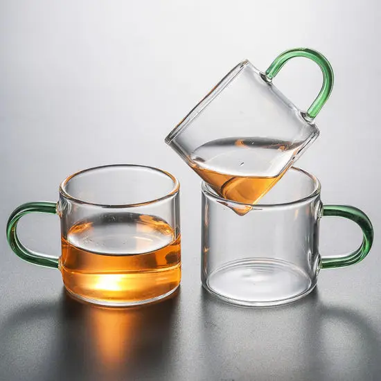 Factory New Style Small Size Glass Tea Cup
