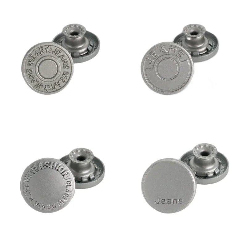 Custom Botones Personalizados Button Made Metal Logo Denim Jeans Buttons And Rivets