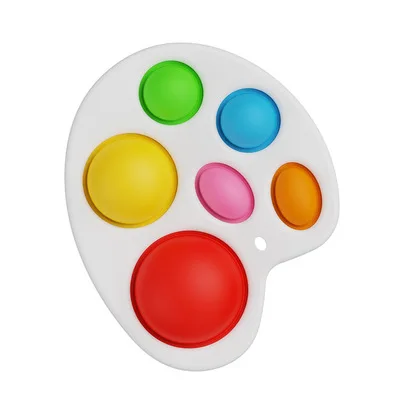 Popular Fidget Toy Push Pop Bubble Silicone Bubble Baby Toy for Simple Bubble Fidget Toy