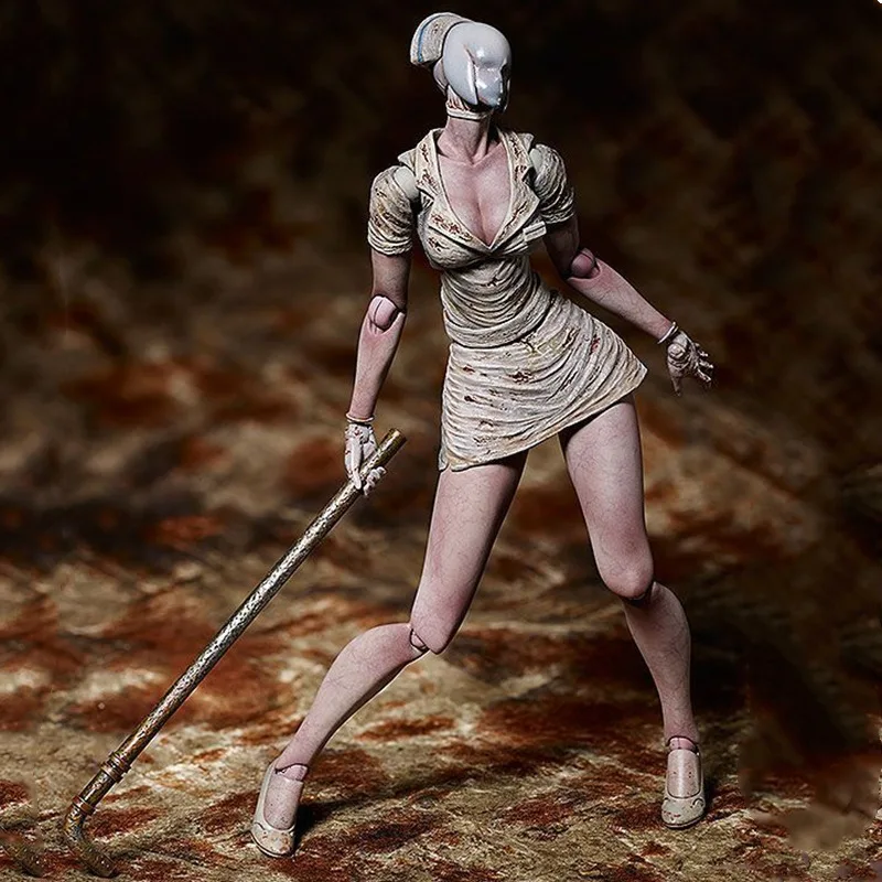 15cm movie Silent Hill Faceless nurse action figure movable pvc model toy