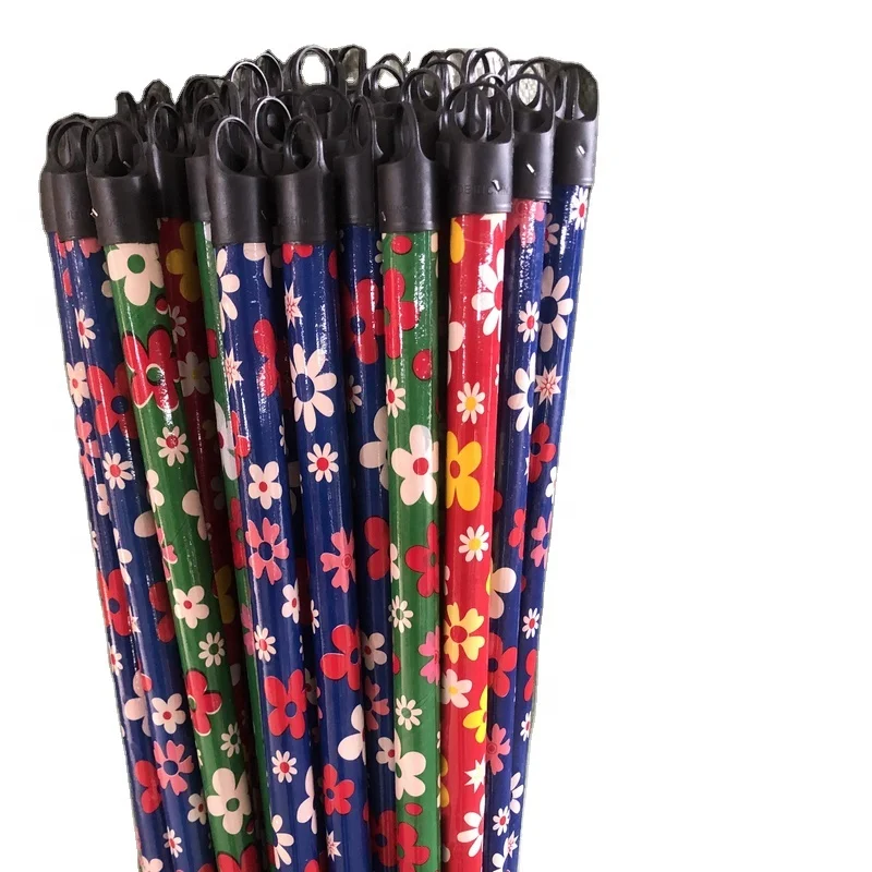 
High Quality Colored PVC Pipe Iron Metal Coated Pipe PVC Handle Broom Stick 