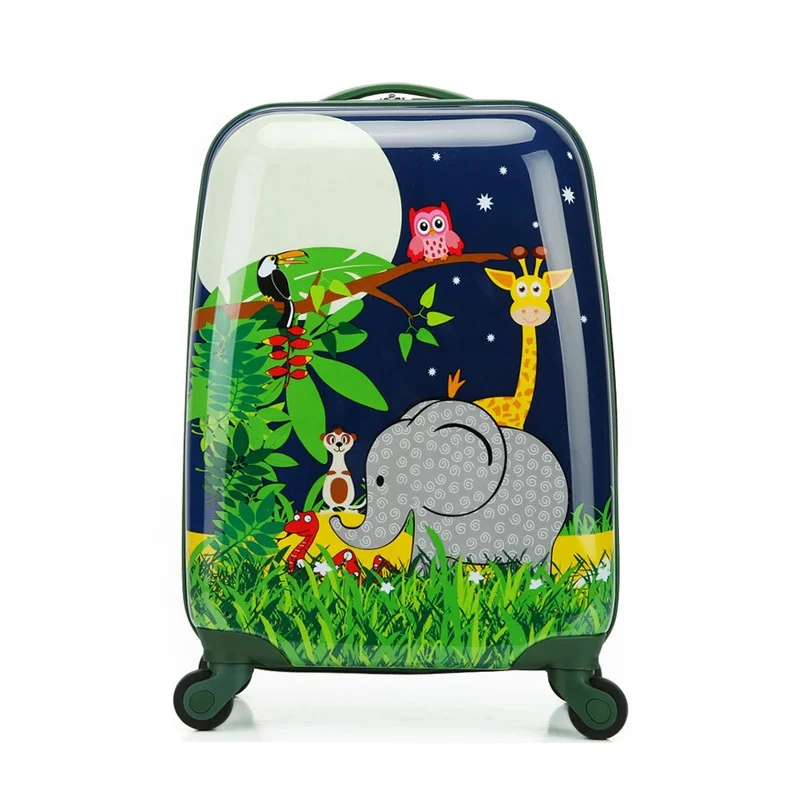 
Children pc custom pattern ride on suitcase trolley kids luggage for travel 