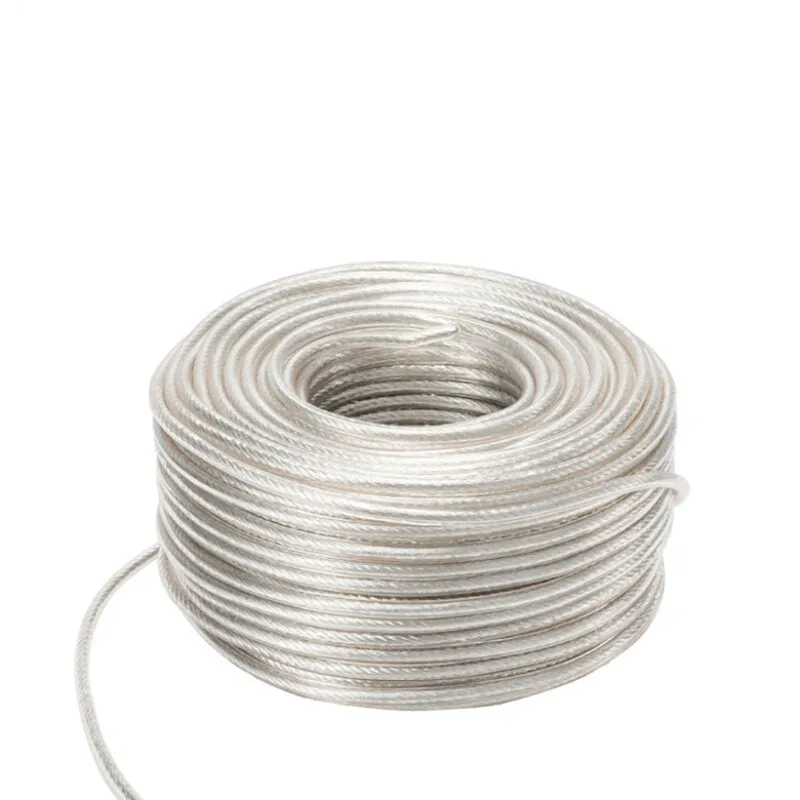 Plasticized copper stranded wire 2.5/4/6/10/16/25 square meter tinned transparent sheathed grounding wire