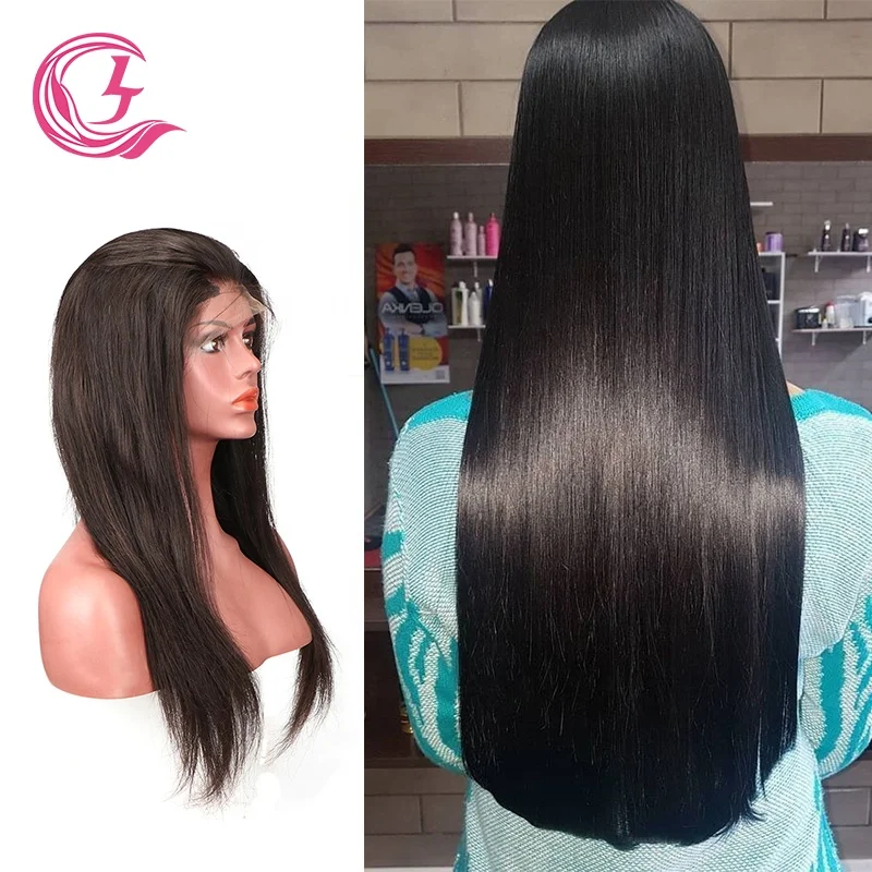 CLJhair Wholesale Cheap Perruque Naturel Virgin Cuticle Aligned Straight Brazilian Hair Hd Lace Frontal Wigs For Black Women