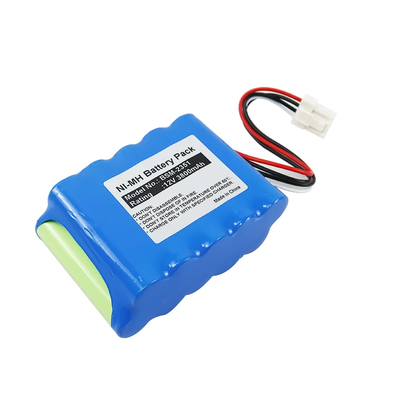 Medical 12V 3800mAh Ni-MH Battery 10HR-4/3FAUC-NK 608237 Replacement Battery for BSM-2300 BSM-2301 BSM-2350