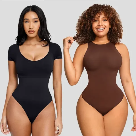 Hot Selling Seamless Black Sleeveless Sculpting Slimming Body Shaper Shapewear Bodysuit For Women