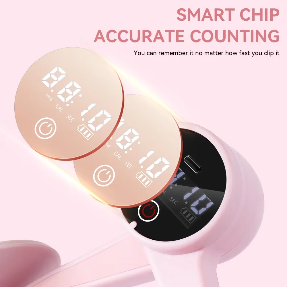 Multi-Functional Smart Chip Thigh Masters Leg Muscle Trainer Accurate Counting for Strength Training