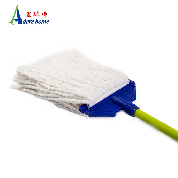 Factory Direct Cheap Mop made of cotton yarn with metal handle Floor Cleaning Mop