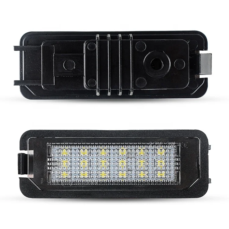 High power 2835 SMD LED white car license plate light for VW GOLF4/5/6/7 Lupo Scirocco Polo 9N Passat Porsche  911