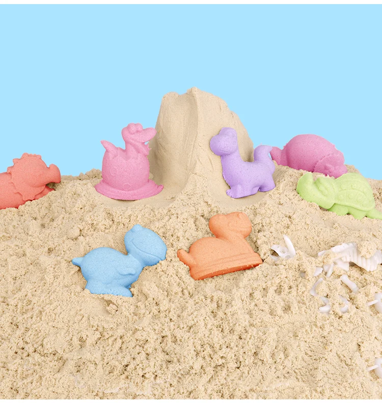 Space magic sand toy dino set