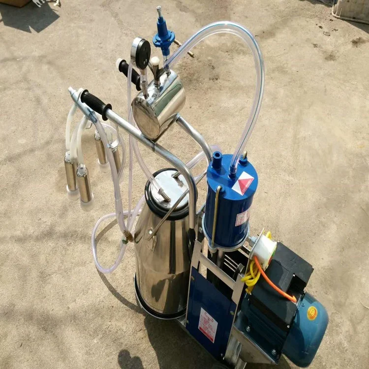 Brand portable piston vacuum type milking machine for cow/milking machine/livestock
