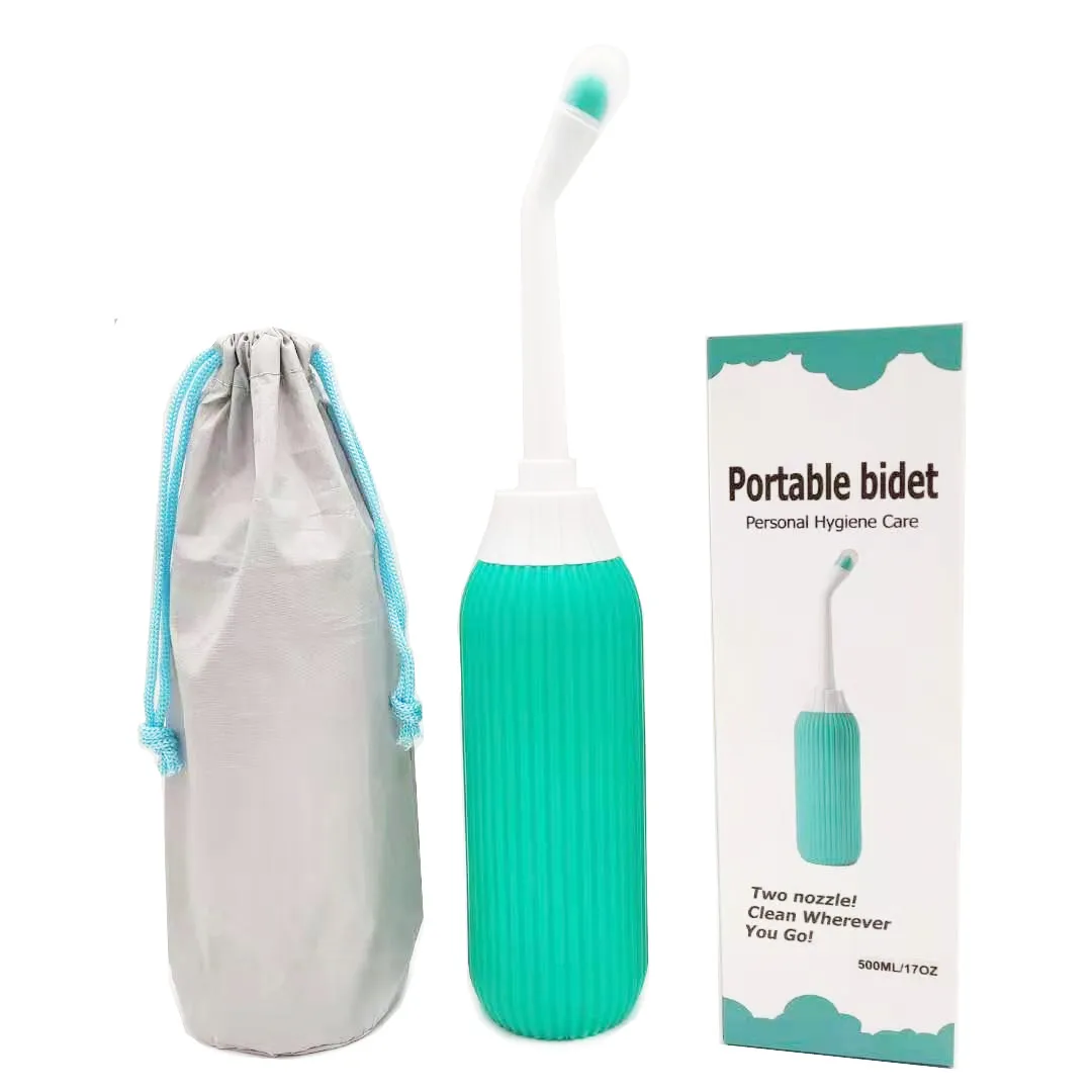 EVA material handheld non-electric portable travel bidet sprayer