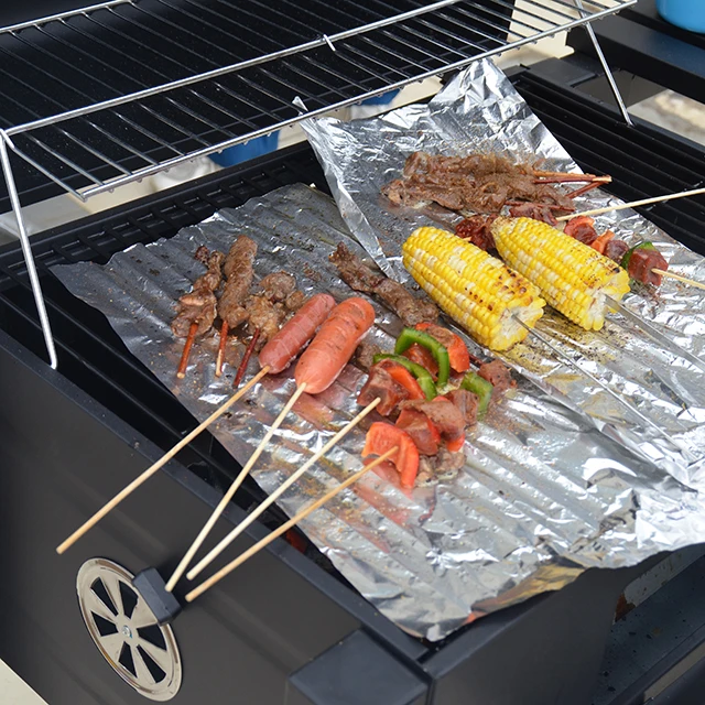 Portable Outdoor Garden Folding BBQ Charcoal Grills Trolley Party Picnic BBQ Smoker Grills High Quality Easy Assemble