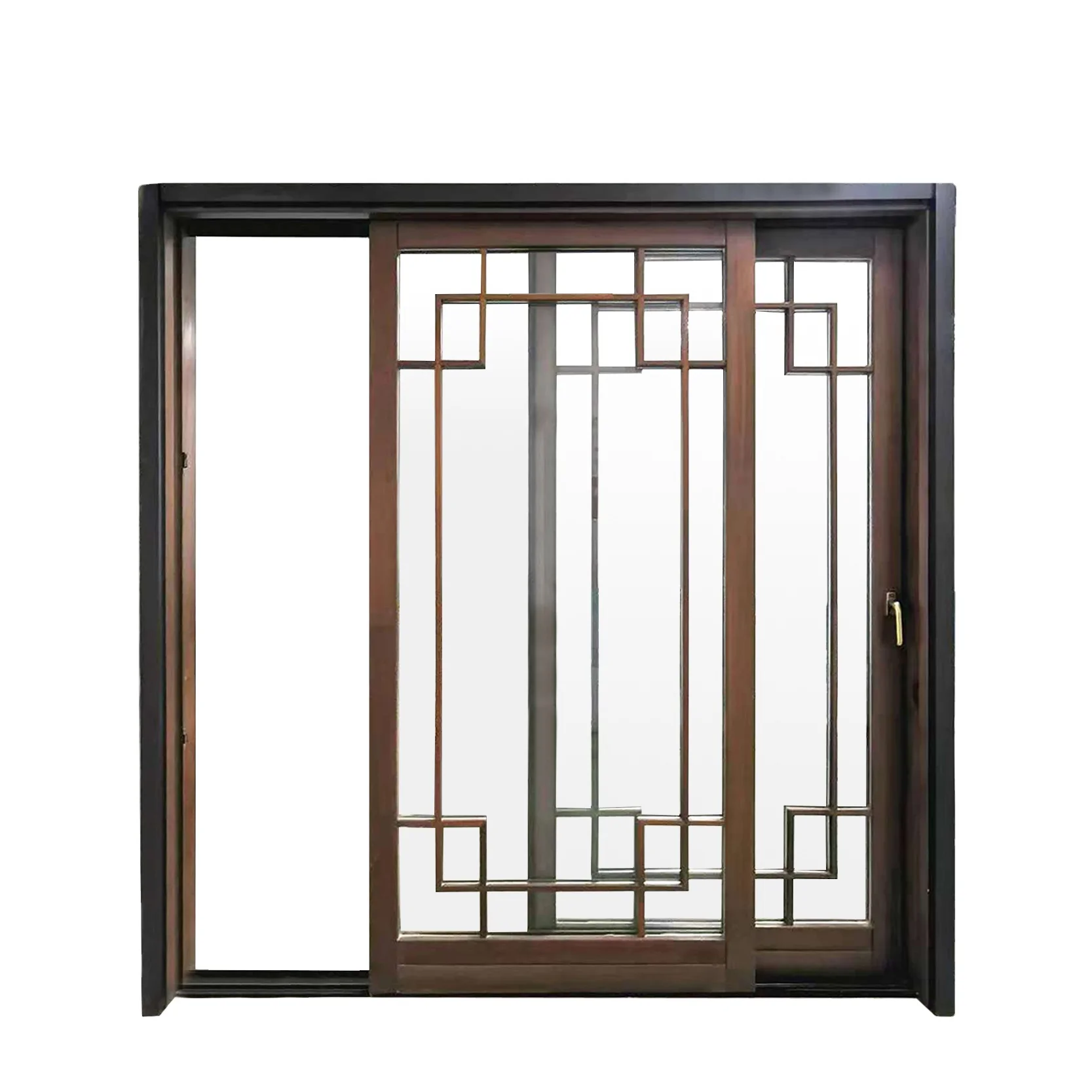 WIND customizable aluminum clad wood frame common aluminum door sill lift sliding window