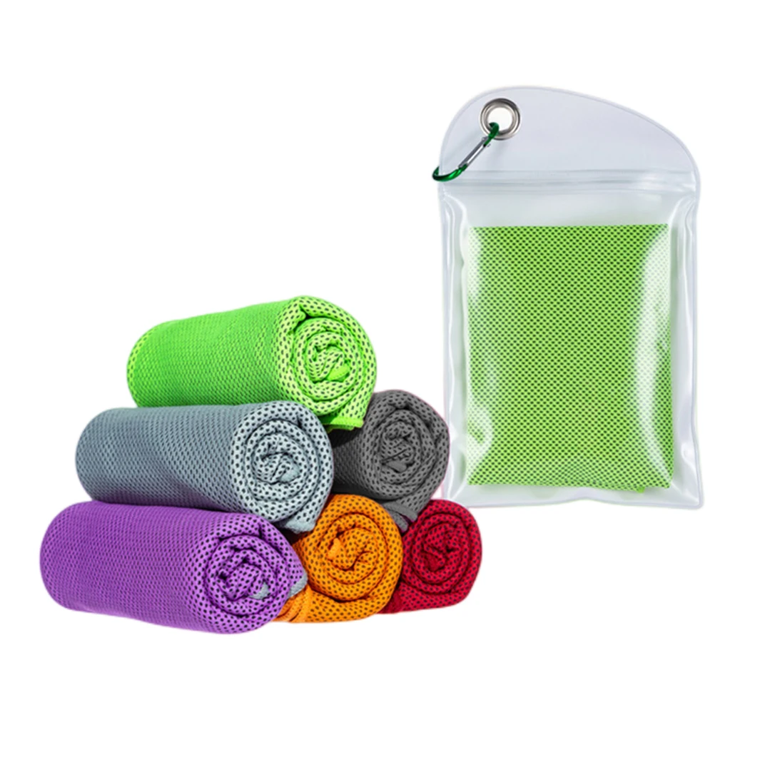 Высококачественное спортивное охлаждающее полотенце из микрофибры, быстросохнущее Спортивное охлаждающее полотенце для спорта