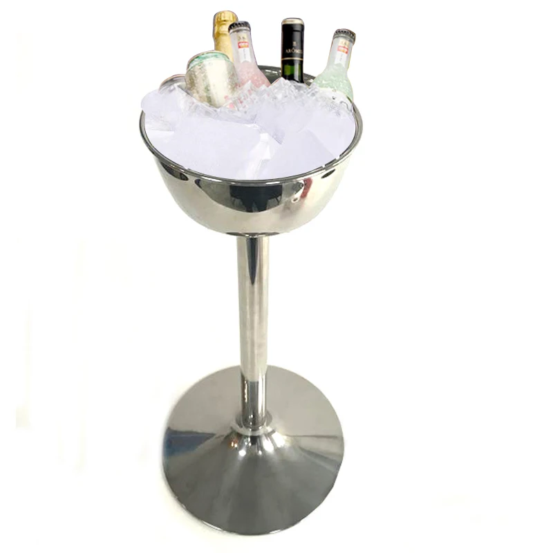Stainless Steel 304 wine rack stand ice bucket wine bottle holder