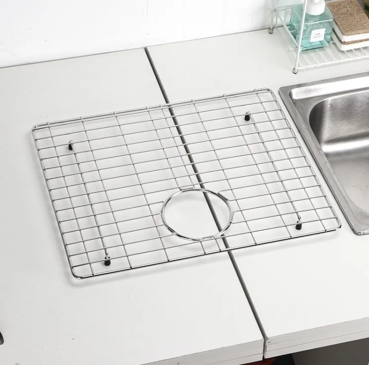 New Promotion Items Stainless Steel 304 Sink Kitchen Rack Bottom Grid