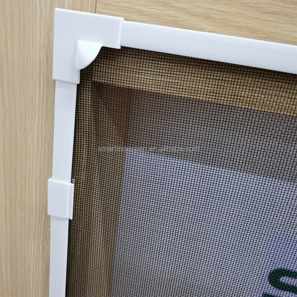 Heat insulation fiberglass screen window magic paste fly screen material magnetic strip windows