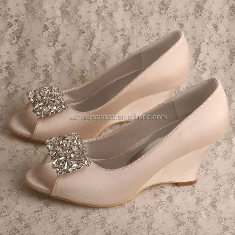 Nude Shoes High Heels Women Wedge