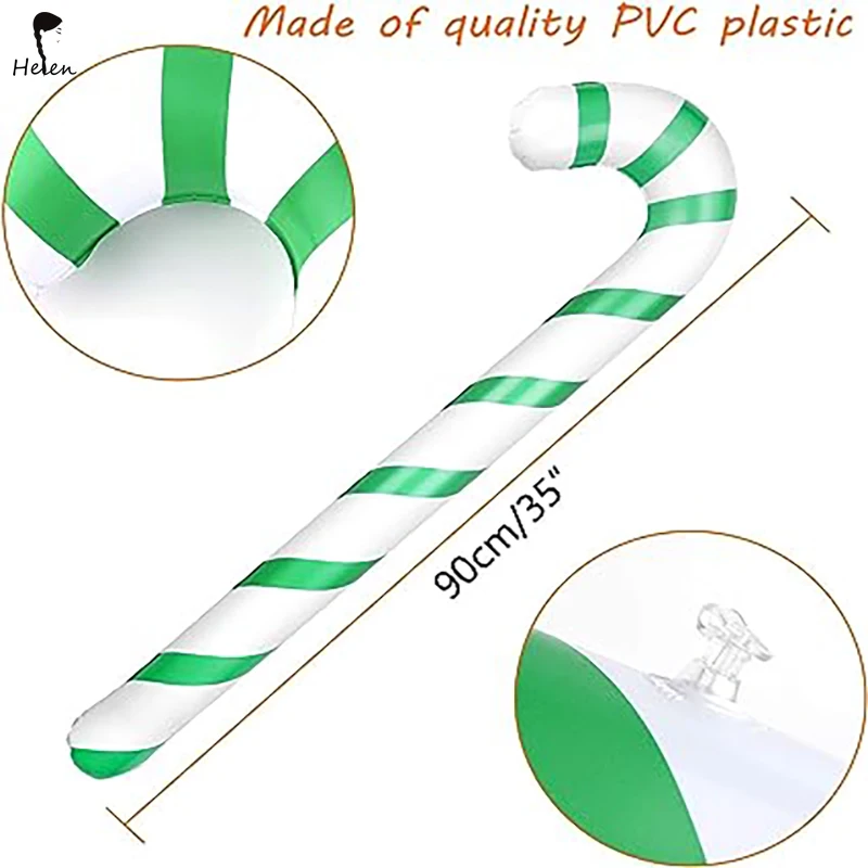 Christmas Inflatable Candy Canes Inflatable Candy Sticks for Christmas Indoor Outdoor Party Decorations