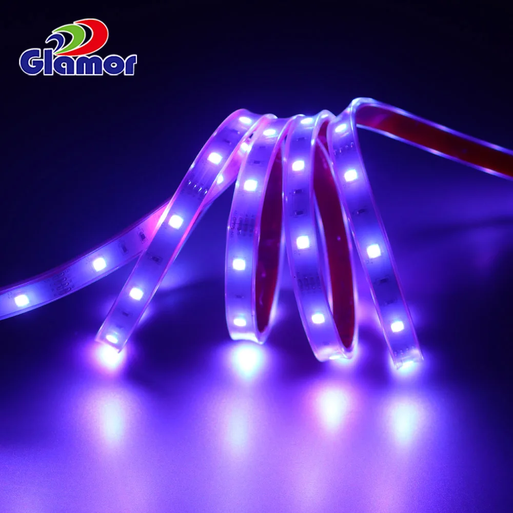 outdoor RGB 12V 24V IP68 IP65 cold white warm white remote control flexible silicone tube led strip for decoration  boat car