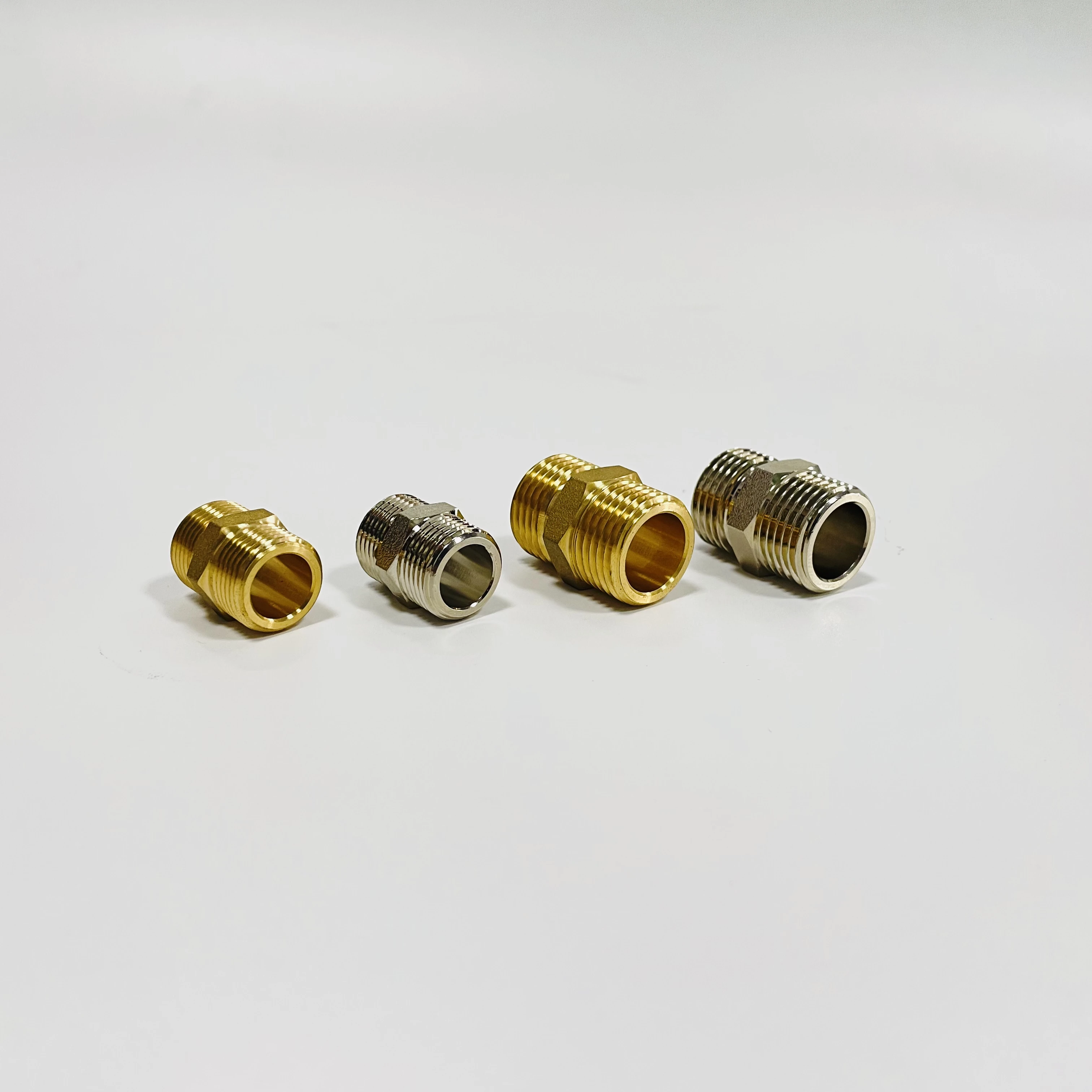 Hot Sales Male Pipe Nipple Fitting Brass Hexagon All Thread Pipe Nipple CE Female and Male Thread Making Kit 3 Years 3.0 Mpa